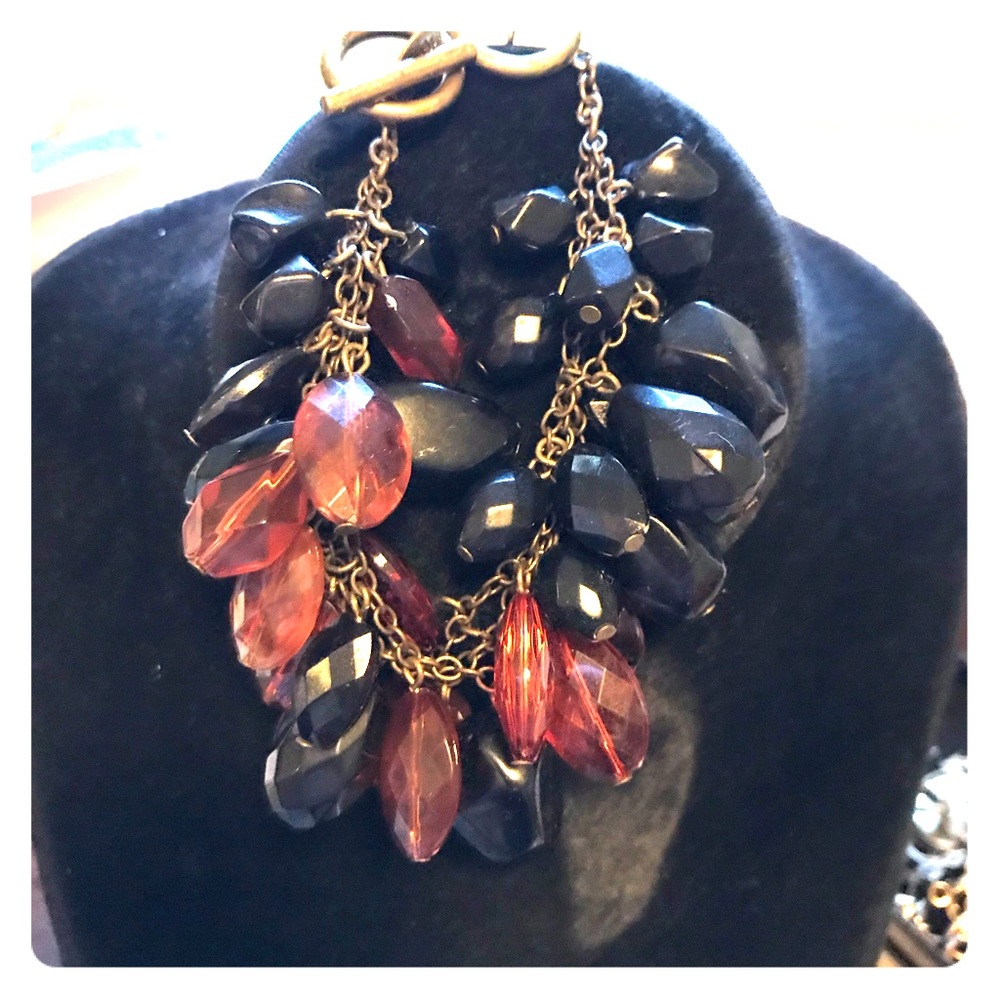 New Avon Mark Drops of Rocks Bracelet multi color